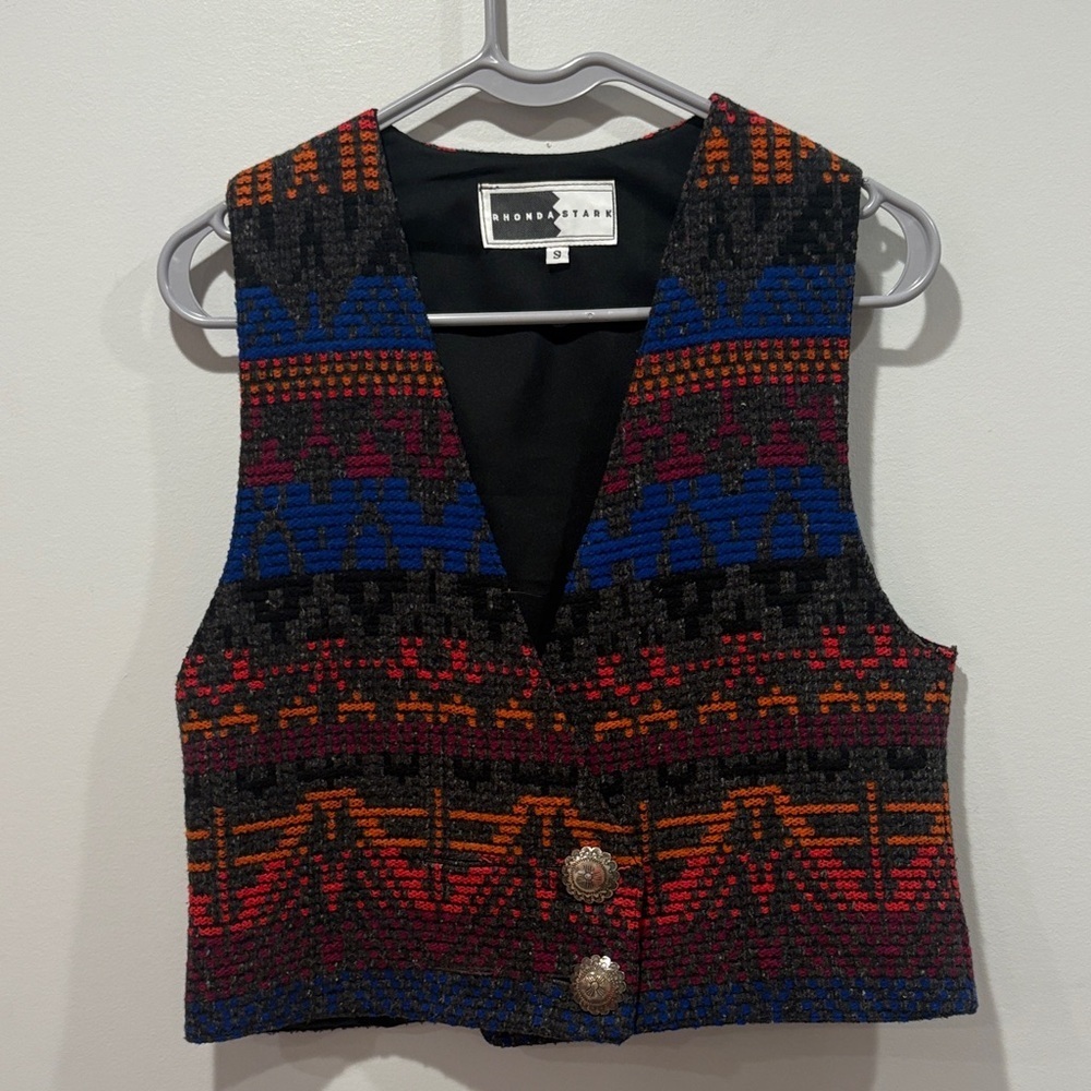 Colorful Patterned Vest
